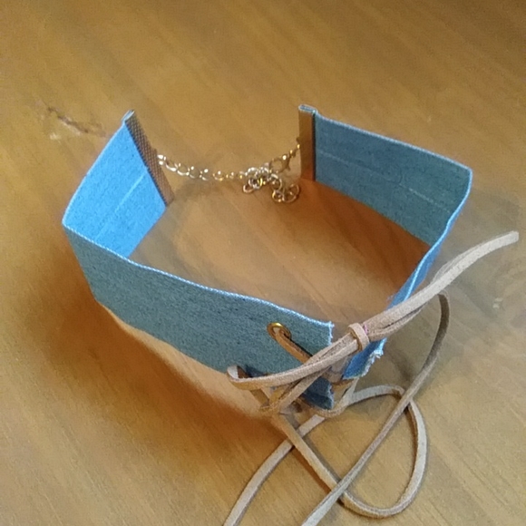 Forever 21 chambray choker - Picture 3 of 4
